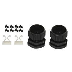 PANNELLO FIBRA OTTICA 19" CON 24 ADATTATORI ST SIMPLEX OM4 PROFONDITA' 250 MM CON PIGTAIL INSTALLATI COLORE NERO