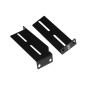 PANNELLO FIBRA OTTICA 19" CON 24 ADATTATORI ST SIMPLEX OM4 PROFONDITA' 250 MM CON PIGTAIL INSTALLATI COLORE NERO