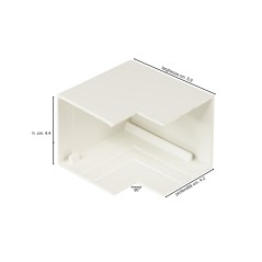 ANGOLO ESTERNO PER CANALINA 40 MM. LK40640, LK40640