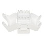 PRESA RETE KEYSTONE JACK RJ45 CATEGORIA 5E UTP TOOLESS COLORE BIANCO 180° CONTATTI DORATI 50 MICRON