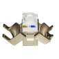 PRESA RETE KEYSTONE JACK RJ45 CATEGORIA 6A SCHERMATA TOOLESS CONTATTI DORATI 50 MICRON