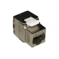 PRESA RETE KEYSTONE JACK RJ45 CATEGORIA 6A SCHERMATA TOOLESS CONTATTI DORATI 50 MICRON