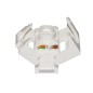 PRESA RETE KEYSTONE JACK RJ45 CATEGORIA 6A UTP TOOLESS COLORE BIANCO 180° CONTATTI DORATI 50 MICRON