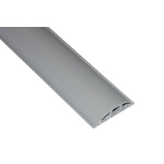 CANALINA BOMBATA PASSACAVI DA PAVIMENTO PVC 75X20 CON COPERCHIO SCORREVOLE MT 2