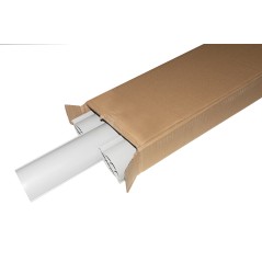 CONFEZIONE 7 CANALINE BOMBATE PASSACAVI CALPESTABILI DA PAVIMENTO PVC MT 1 DIMENSIONI MM 75X20 CON COPERCHIO SCORREVOLE (7 MT IN