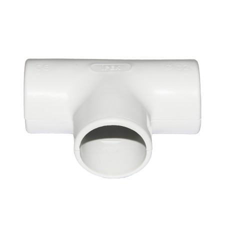 GIUNTO A T PER TUBI DI CONDOTTA DIAMETRO 32 MM PVC LK80432