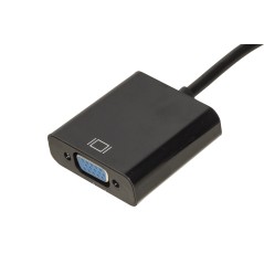 ADATTATORE HDMI® TIPO A MASCHIO A VGA FEMMINA CON PRESA AUDIO STEREO 3,5 MM