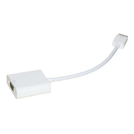 ADATTATORE HDMI® TIPO A MASCHIO A VGA FEMMINA CON AUDIO BIANCO