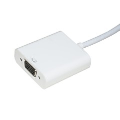 ADATTATORE HDMI® TIPO A MASCHIO A VGA FEMMINA CON AUDIO BIANCO