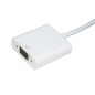ADATTATORE HDMI® TIPO A MASCHIO A VGA FEMMINA CON AUDIO BIANCO