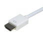 ADATTATORE HDMI® TIPO A MASCHIO A VGA FEMMINA CON AUDIO BIANCO