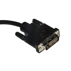 ADATTATORE ATTIVO VIDEO DVI-D 24+1 MASCHIO / VGA 15 POLI FEMMINA