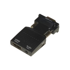 ADATTATORE DA PERSONAL COMPUTER VGA + AUDIO 3,5 MM STEREO A TV O VIDEO HDMI®