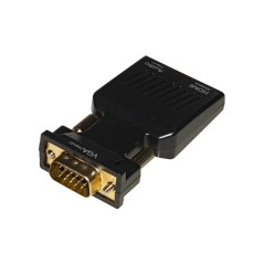 ADATTATORE DA PERSONAL COMPUTER VGA + AUDIO 3,5 MM STEREO A TV O VIDEO HDMI®