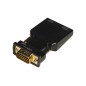 ADATTATORE DA PERSONAL COMPUTER VGA + AUDIO 3,5 MM STEREO A TV O VIDEO HDMI®
