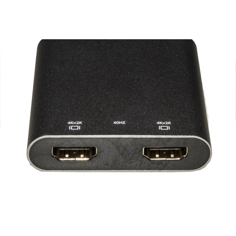 ADATTATORE USB-C MASCHIO - 2 PORTE HDMI® FEMMINA PER DUE VIDEO O TV