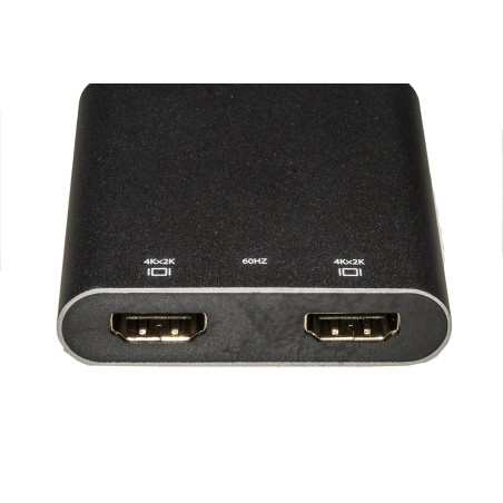ADATTATORE USB-C MASCHIO - 2 PORTE HDMI® FEMMINA PER DUE VIDEO O TV