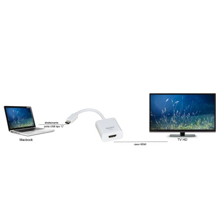 ADATTATORE USB-C / HDMI® 4KX2K 60HZ FEMMINA