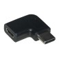 ADATTATORE USB-C 2.0 MASCHIO - MICRO USB FEMMINA 90°