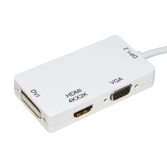 ADATTATORE MINI DISPLAYPORT MASCHIO 1.2 A DVI+HDMI® 4KX2K+VGA FEMMINA