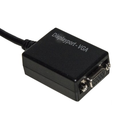ADATTATORE DISPLAYPORT MASCHIO A VGA FEMMINA CM 15