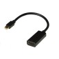 ADATTATORE MINI DISPLAYPORT MASCHIO - HDMI® FEMMINA CONTATTI DORATI 4KX2K60HZ HDR RGB4:4:4