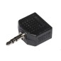 ADATTATORE AUDIO STEREO 3,5 MM MASCHIO - 2 X 3,5 MM FEMMINA