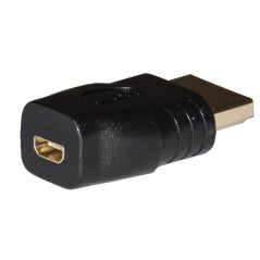 ADATTATORE HDMI® MASCHIO - MICRO CONNETTORE HDMI® "D" FEMMINA