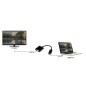 ADATTATORE DISPLAYPORT MASCHIO A DVI-I FEMMINA 24+5