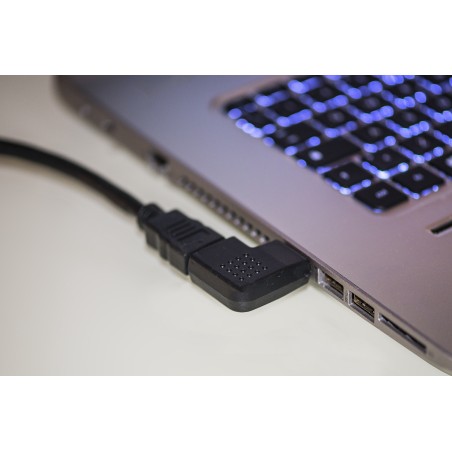 ADATTATORE HDMI MASCHIO - HDMI® FEMMINA ANGOLATO 90° VERSO SINISTRA