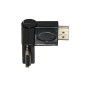 ADATTATORE HDMI® MASCHIO - HDMI® MASCHIO CONNETTORE INCLINABILE