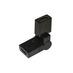 ADATTATORE HDMI® FEMMINA - HDMI® FEMMINA CON CONNETTORE RUOTABILE 360°