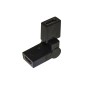 ADATTATORE HDMI® FEMMINA - HDMI® FEMMINA CON CONNETTORE RUOTABILE 360°