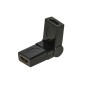 ADATTATORE HDMI® FEMMINA - HDMI® FEMMINA CON CONNETTORE RUOTABILE 360°