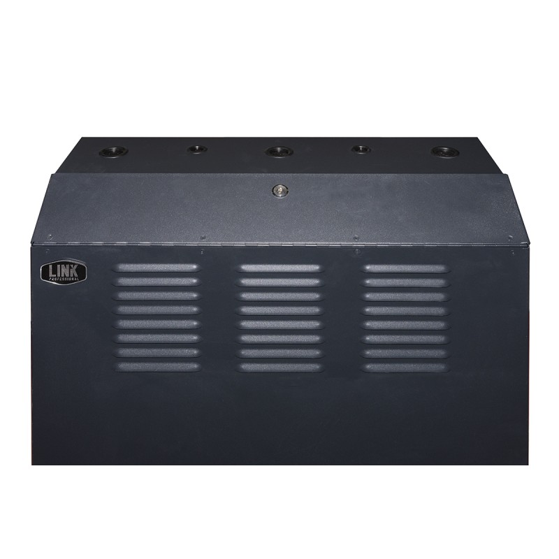 ARMADIO RACK 19" DA MURO VERTICALE 5U MISURE MM 650X1082X248 COLORE NERO PER SERVER PROFONDI FINO A 92 CM, CON MONTANTI REGOLABI