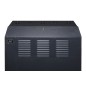 ARMADIO RACK 19" DA MURO VERTICALE 5U MISURE MM 650X1082X248 COLORE NERO PER SERVER PROFONDI FINO A 92 CM, CON MONTANTI REGOLABI