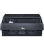 ARMADIO RACK 19" DA MURO VERTICALE 5U MISURE MM 650X1082X248 COLORE NERO PER SERVER PROFONDI FINO A 92 CM, CON MONTANTI REGOLABI