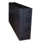 ARMADIO RACK 19" DA MURO VERTICALE 5U MISURE MM 650X1082X248 COLORE NERO PER SERVER PROFONDI FINO A 92 CM, CON MONTANTI REGOLABI