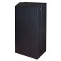 ARMADIO RACK 19" DA MURO VERTICALE 5U MISURE MM 650X1082X248 COLORE NERO PER SERVER PROFONDI FINO A 92 CM, CON MONTANTI REGOLABI