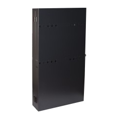 ARMADIO RACK DA MURO VERTICALE 2U 650X1082X115 COLORE NERO PER SERVER PROFONDI FINO A 92 CM