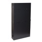 ARMADIO RACK DA MURO VERTICALE 2U 650X1082X115 COLORE NERO PER SERVER PROFONDI FINO A 92 CM