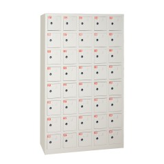 BOX 40 ALLOGGIAMENTI IN METALLO CON CHIAVE MISURE CM 145.5X23X90