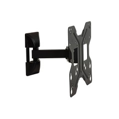 BRACCIO SUPPORTO A MURO A 2 SNODI PER SCHERMI 23"-42" FINO A 30 KG