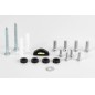 BRACCIO SUPPORTO A MURO A 2 SNODI PER SCHERMI 23"-42" FINO A 30 KG