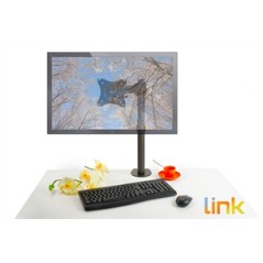 BRACCIO SUPPORTO DA TAVOLO CON MORSA PER VIDEO 13-27" FINO A 8 KG