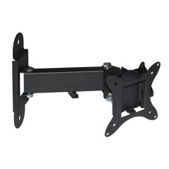 BRACCIO A MURO CON 2 SNODI PER TV LED/LCD DA 13 A 37" FINO A 15KG E VESA 100X100