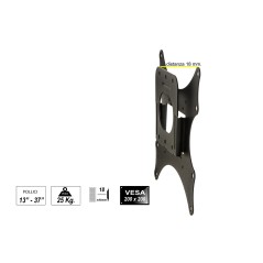 STAFFA A MURO FISSA PER TV LED/LCD DA 13 A 37" FINO A 25 KG E VESA 200X200