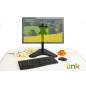 BRACCIO DA TAVOLO CON BASE PER VIDEO FINO A 8 KG DA 13 A 32" FINO A VESA 100X100