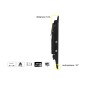 STAFFA A MURO PER TV FINO A 25 KG, DA 17 A 37" FINO A VESA 200X200