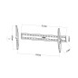 STAFFA A MURO PER TV FINO A 55 KG, DA 37 A 72" FINO A VESA 800X400 STAFFA A MURO PER TV FINO A 55 KG, DA 37 A 72" FINO A VESA 800X400